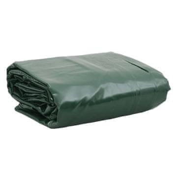 Vidaxl Cerada zelena 5 x 5 m 650 g/m²