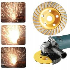 Dexxer Set segmentni dijamant + TURBO disk za brušenje betona 125mm