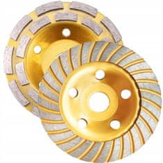 Dexxer Set segmentni dijamant + TURBO disk za brušenje betona 125mm