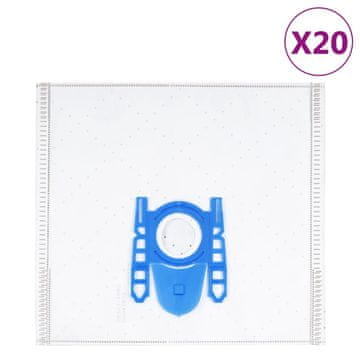Vidaxl vrećice za usisavač za Bosch/Siemens DEFGH, 20 kom.