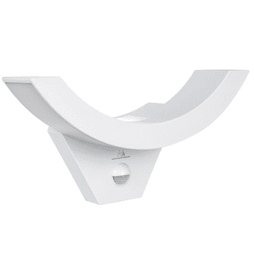 Maclean LED svjetiljka 290W zid, s pir senzorom, 10W, IP54, 200lm, bijelo