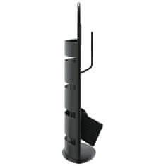 Vidaxl Set alata za kamin od 5 dijelova 23x15x66 cm čelik