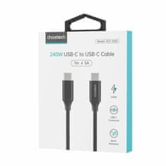 Choetech kabel USB 2.0 CC 2m 240W crni XCC-1036