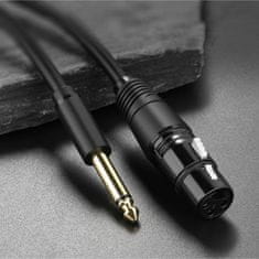 Ugreen AUDIO kabel 6,35 m - XLR (Ž) mikrofon 2 m 20719 AV131