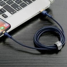 BASEUS Kabel TipA/Lightning 1m 2.4A Kafe plava CALKLF-BV3