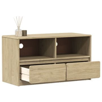 Vidaxl TV ormarić SAUDA hrastova završna obrada 99x43x55 cm borovina