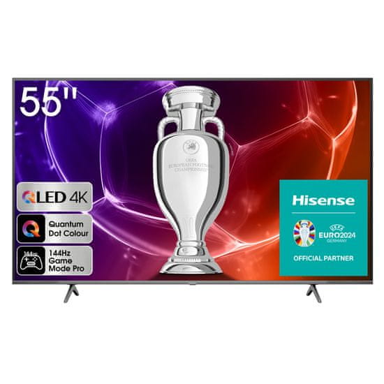 Hisense 55E7KQ PRO, 4K UHD, QLED, Smart TV, VIDAA OS (20011589)