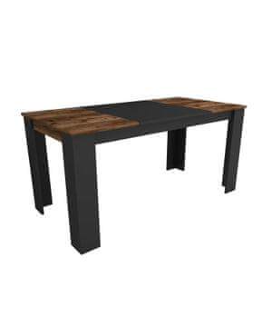 Woody Fashion Blagovaonski stol, Line - Light Walnut, Black