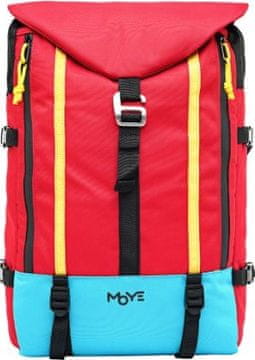Moye Trailblazer Amsterdam ruksak za prijenosno računalo, 40 cm, crvena