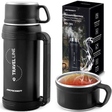 Berdsen Vakuumska termosica 1500 ml BD-781 crna