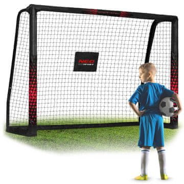 Neo-Sport Nogometni gol 180 x 120 x 60 cm NS-463 crno-crveni