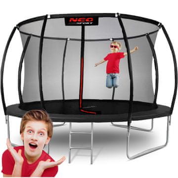 Neo-Sport Vrtni trampolin s profilom od 374 cm i unutarnjom mrežom