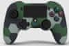 bežični kontroler za PS4, asimetričan, motiv Green Camo