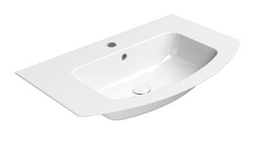 Gsi PURA Keramički Umyvadlo Slim Oblik 82x49cm, Bijela ExtraGlaze Antibakterijski