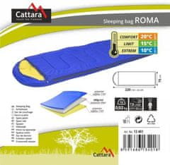 Cattara Roma vreća za spavanje, 220 cm, plava