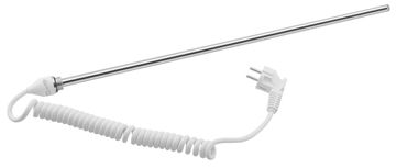 AQUALINE Električni Grijač, Uvijeni Kabel, 500 W, Bijela Boja