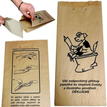Meva Papirnate vrećice s kartonskom lopaticom za pseći izmet FEDOG CZ 25 kom.