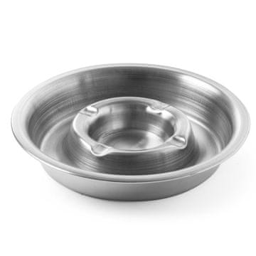 Hendi Pepeljara s posudom za pepeo, nehrđajući čelik, promjer 160 mm - 440100