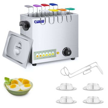 Royal Catering Kuhalo za jaja za kuhanje 8 jaja 2600W 30 - 110°C 4x postolje
