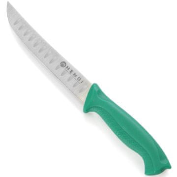 Hendi Nož za povrće i voće s kuglastim HACCP rezom 230 mm - zeleni - HENDI 842317