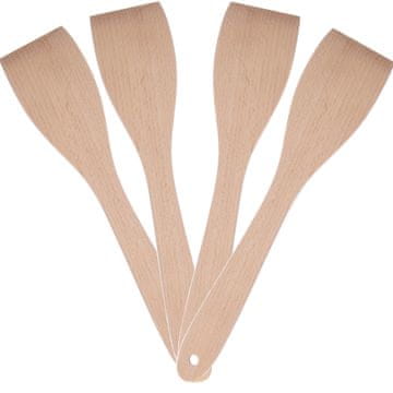 Hendi Drvena kuhinjska lopatica za prženje, duljina 300 mm - SET 4 kom - HENDI 525142