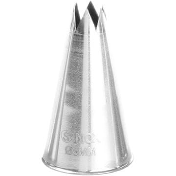 Hendi Zvjezdasti vrh za rukave slastičarskih vrećica, čelik, promjer 8 mm - HENDI 551387