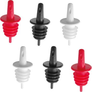 Dozator za boce alkohola u 3 boje, SET od 6 komada.