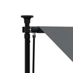 Vidaxl Rolo tenda antracit 200x150 cm tkanina i čelik