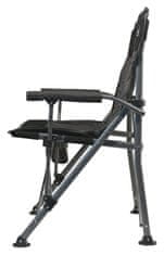 Cattara Merit XXL stolica za kampiranje, sklopiva, crna