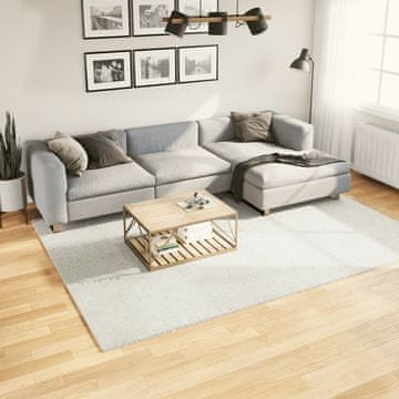 Vidaxl OVIEDO tepih, niska flora, krem, 200x280 cm