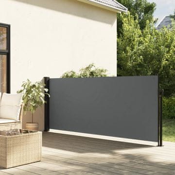 Vidaxl Rolo bočna tenda antracit boje 120x500 cm