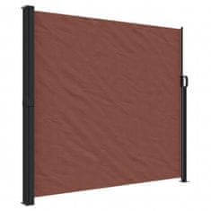 Vidaxl Uvlačiva bočna tenda smeđa 180 x 600 cm