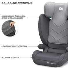 Kinderkraft ONETO3 i-Size dječja autosjedalica, 100-150cm, 2024 siva