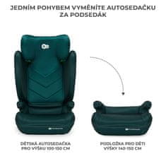 Kinderkraft ONETO3 i-Size dječja autosjedalica, 100-150cm, 2024 zelena