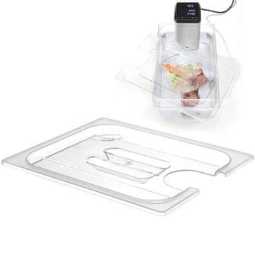 Hendi Polikarbonatni poklopac s izrezom za Sous-Vide za GN 1/1 posude - 864227