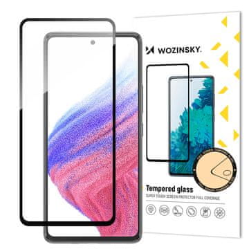 WOZINSKY 9H kaljeno staklo za Samsung Galaxy A54 5G preko cijelog zaslona s crnim okvirom, puno ljepilo