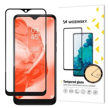 WOZINSKY Wozinsky Full Glue kaljeno staklo za TCL 205, crni okvir