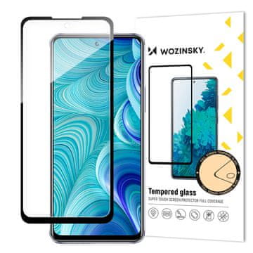 WOZINSKY 9H kaljeno staklo za Infinix Hot 11S NFC cijeli zaslon s okvirom futrola prikladna za crno