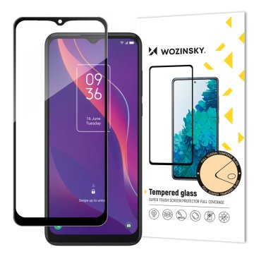 WOZINSKY Wozinsky Kaljeno staklo Full Glue za TCL 306 - Crni okvir