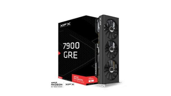 XFX AMD Radeon RX-7900GRE Gaming grafička kartica, 16GB GDDR6 (RX-79GMERCB9)