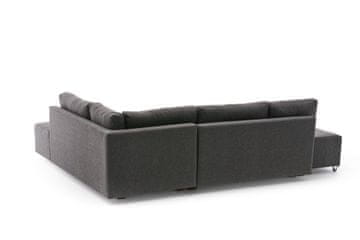 Atelier Del Sofa Kutna garnitura na razvlačenje, Antracit, Manama Corner Sofa Bed Right - Anthracite