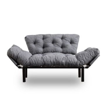 Atelier Del Sofa Dvosjed na razvlačenje NITTA siva, Nitta - Grey