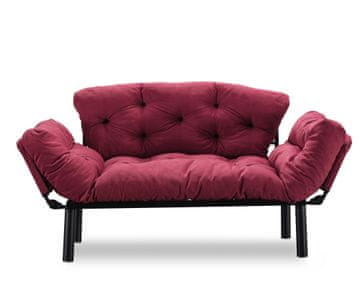 Atelier Del Sofa Dvosjed na razvlačenje NITTA maron, Nitta - Maroon