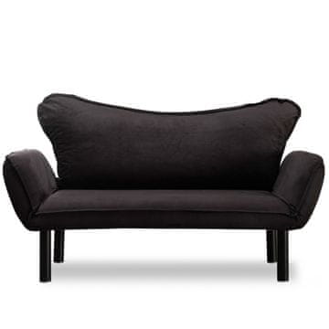 Atelier Del Sofa Dvosjed na razvlačenje CHATTO crni, Chatto - Black
