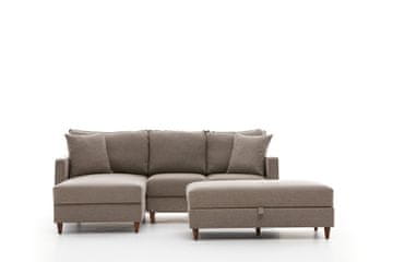 Atelier Del Sofa Kutna garnitura, Krem, Eva Left - Cream