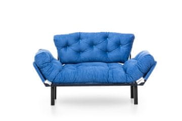 Atelier Del Sofa Dvosjed na razvlačenje NITTA plava , Nitta - Blue