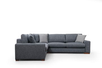 Atelier Del Sofa Kutna garnitura LOOP 7, antracit, Loop 7