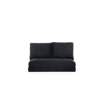 Atelier Del Sofa Dvosjed na razvlačenje TAIDA crna, Taida - Black