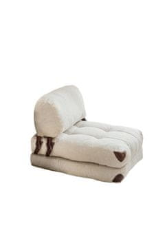 Atelier Del Sofa Kauč na razvlačenje, Fold Teddy - Cream