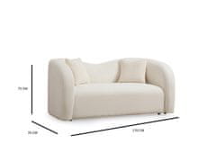 Atelier Del Sofa Dvosjed, Asos Cream - 2